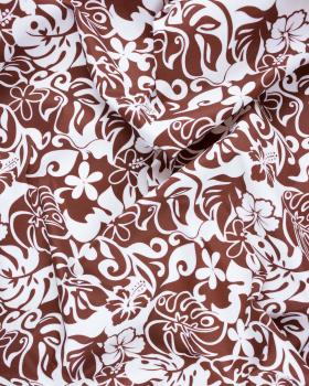Polynesian fabric ORI Brown - Tissushop